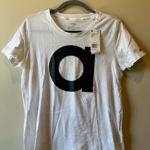 Adidas NWT ‘A’ Logo Tee Shirt Top Sz L